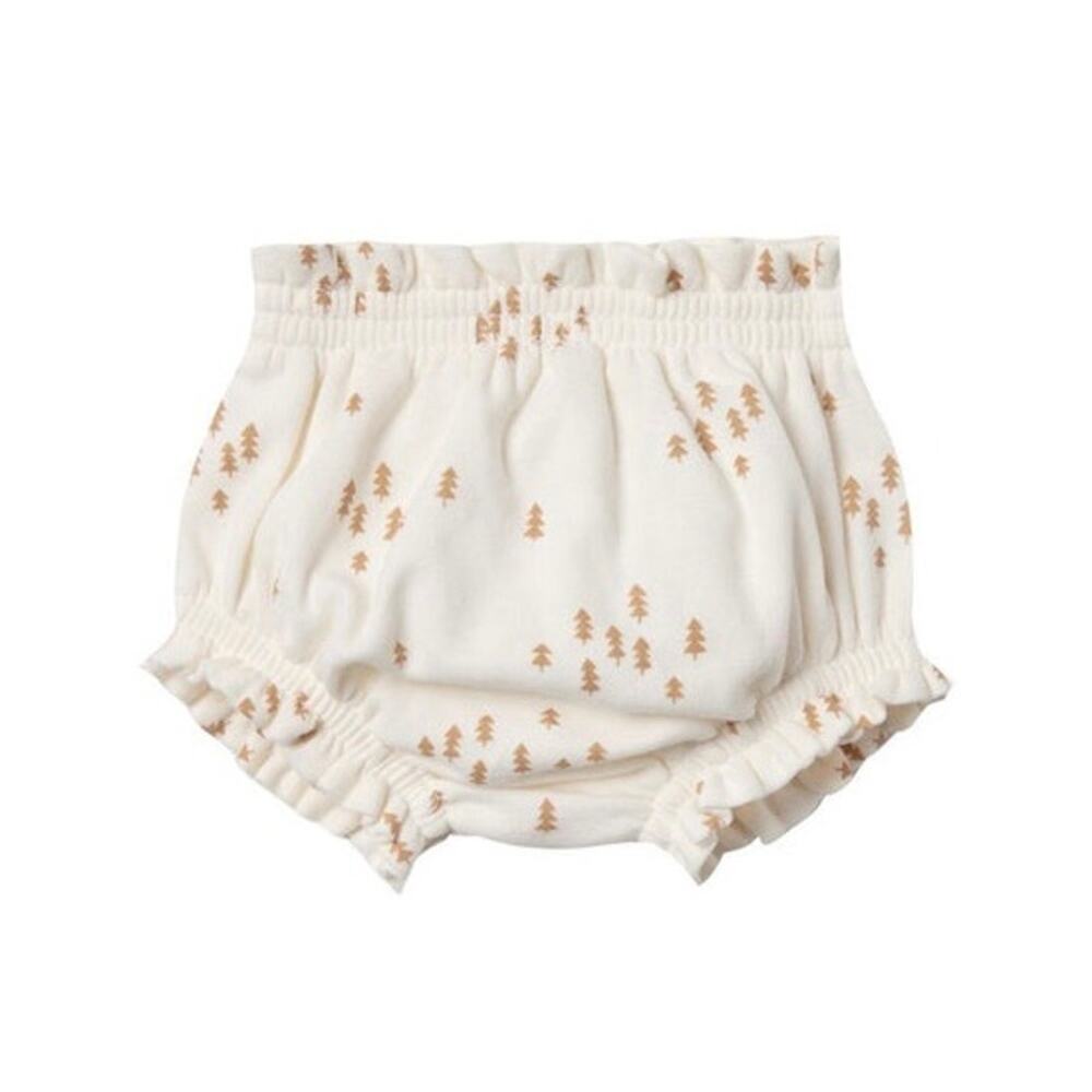 Quincy Mae Ivory Tree Gathered Bloomers Size 12-18 Months